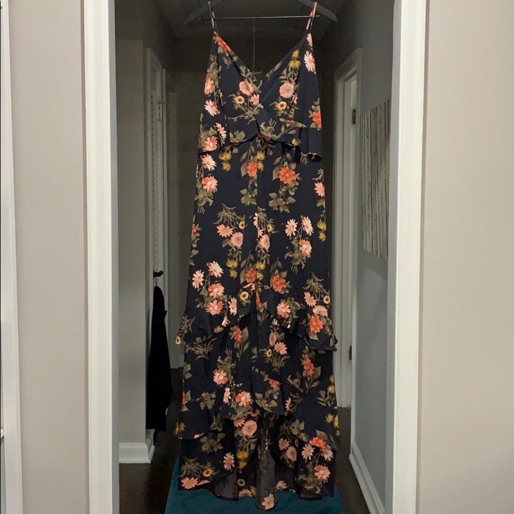 Gibson Latimer floral Maxi Dress, SZ S (EUC)